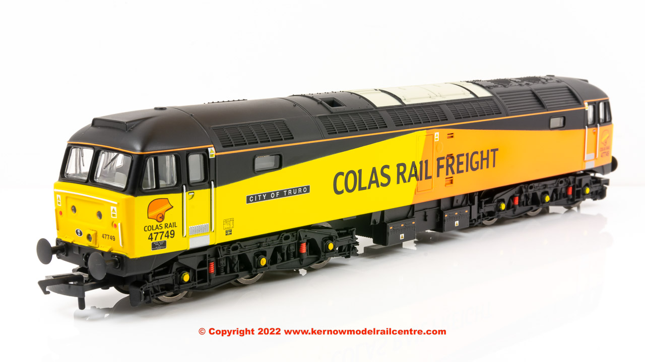 R30045 Hornby Railroad Plus Class 47 Diesel number 47 749 "City of Truro" in Colas Rail livery  - Era 11